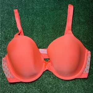 Victoria's Secret Coral Push Up Bra Size 36C